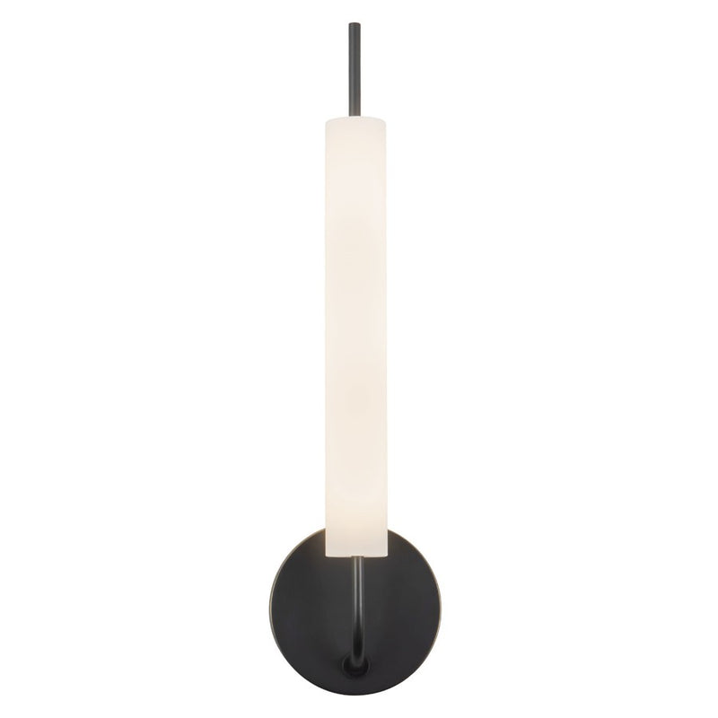 Kuzco Wick 20" Blk Dim LED Wall Sconce, Urban Brz - WS48120-UB