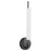 Kuzco Wick 20" Black Dimmable LED Wall Sconce, Urban Bronze