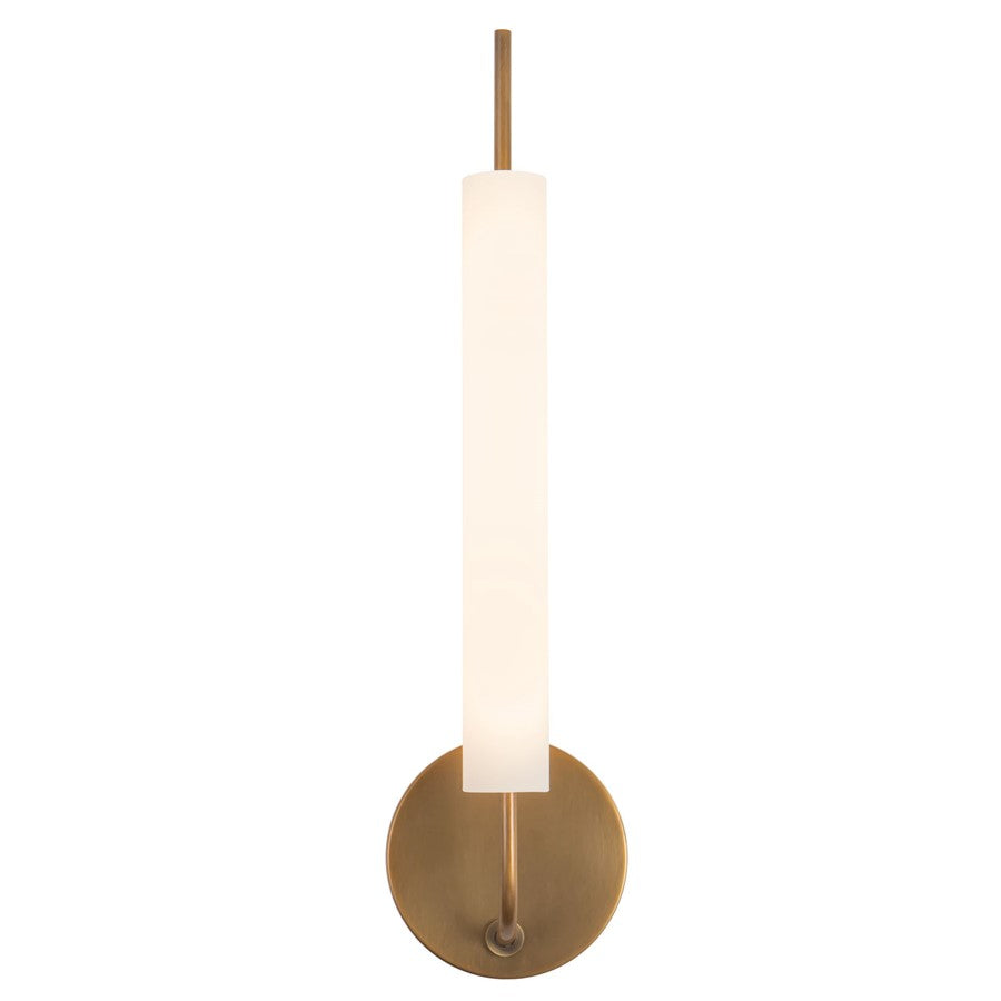 Kuzco Wick 20" Brass Dim LED Wall Sconce, Vintage Brass - WS48120-VB