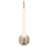 Kuzco Wick 20" Brass Dim LED Wall, Vintage Brass/Travertine - WS48120-VB-TRV
