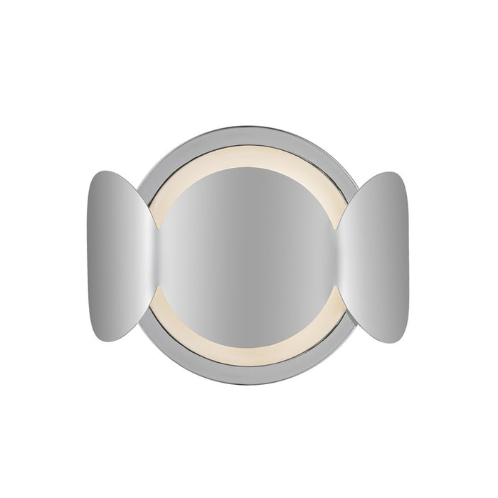 Kuzco Ciel 10" Socket Wall Sconce, Chrome/Opal Glass/Steel Shade - WS59810-CH-OP