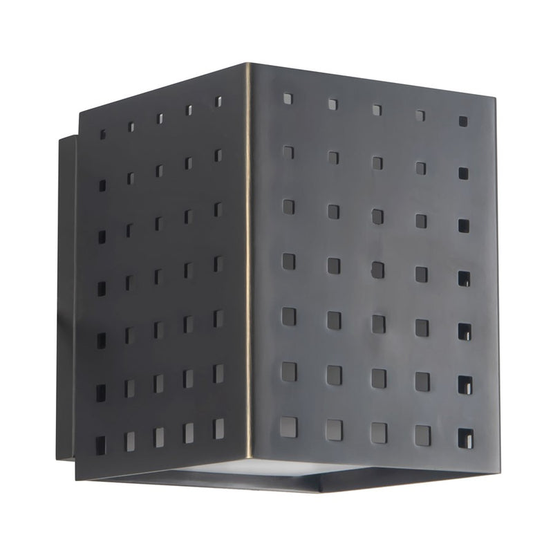Kuzco Astoria 5" Black Dimmable LED Wall Sconce, Urban Bronze