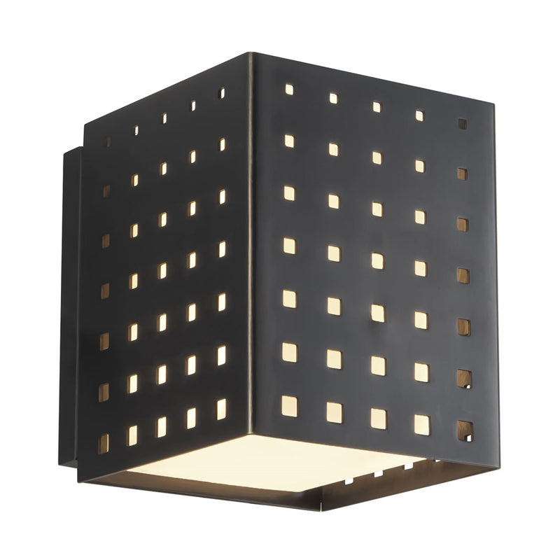 Kuzco Astoria 5" Black Dimmable LED Wall Sconce, Urban Bronze