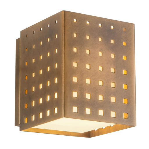 Kuzco Astoria 5" Brass Dimmable LED Wall Sconce, Vintage Brass