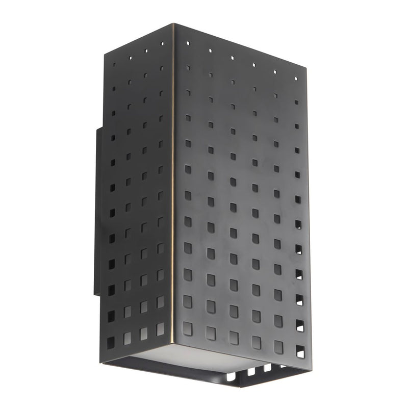 Kuzco Astoria 9" Black Dimmable LED Wall Sconce, Urban Bronze