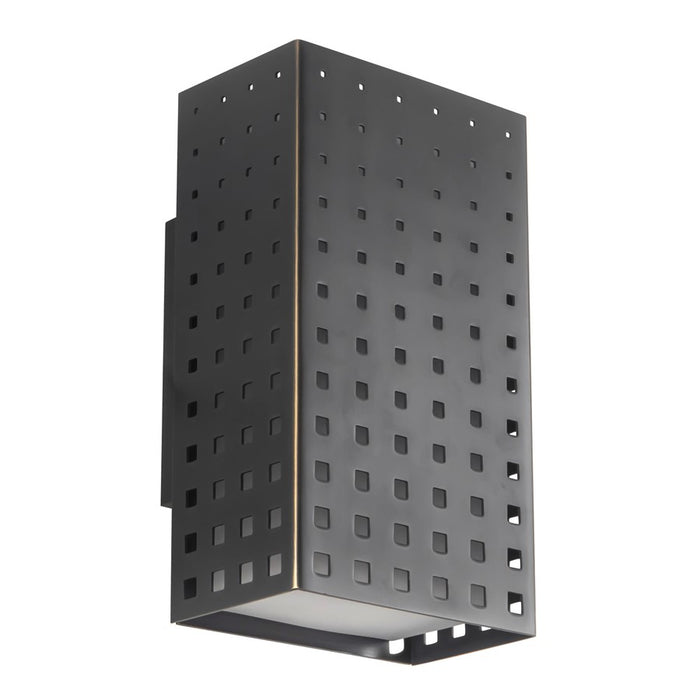 Kuzco Astoria 9" Black Dimmable LED Wall Sconce, Urban Bronze