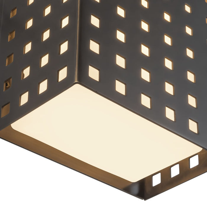 Kuzco Astoria 9" Black Dimmable LED Wall Sconce, Urban Bronze