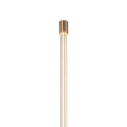 Kuzco Motif 22in LED Wall Sconce | Modern Brushed Gold and Clear Glass | Hallway & Bedroom Accent Light | 22 x 0.75 x 1.75 in | Model WS74122-BG