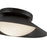 Kuzco Cleo 9" LED Wall Sconce, Black/Opal Glass/Steel Shade