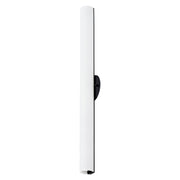 Kuzco Bute 32in 1-Light LED Wall Sconce | Modern Black and Opal Glass | Hallway & Bedroom Accent Light | 3200lm 3000K Dimmable | Model WS8332-BK