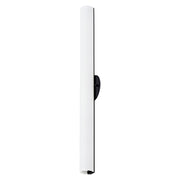 Kuzco Bute 32in 1-Light LED Wall Sconce | Modern Black and Opal Glass | Hallway & Bedroom Accent Light | 3200lm 3000K Dimmable | Model WS8332-BK