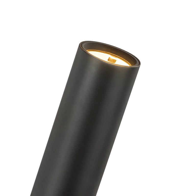 Kuzco Mason 32in 1-Light Wall Sconce | Modern Urban Bronze Aluminum and Clear Acrylic Optics | Living Room & Hallway Accent | Model WS90432-UB