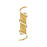Kuzco Synergy 30" LED Wall Sconce, Antique Brass - WS93730-AN-UNV