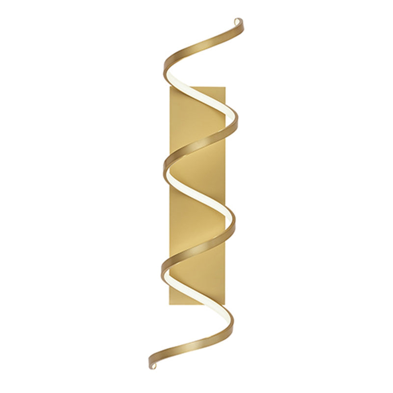 Kuzco Synergy 36in 1-Light LED Wall Sconce | Antique Brass Aluminum and Frosted Acrylic Diffuser | Hallway & Living Room | Model WS93736-AN