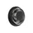 Kuzco Stephord 4" LED Wall Sconce, Black/Clear Glass/Clear Glass
