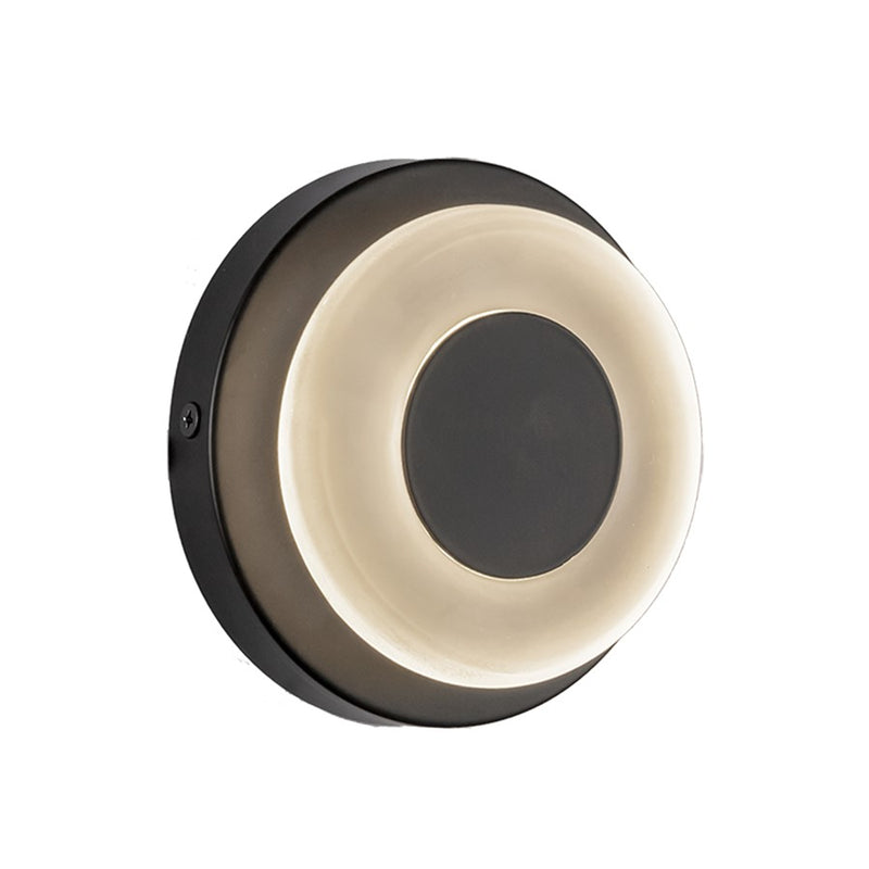 Kuzco Stephord 4" LED Wall Sconce, Black/Frosted Glass - WS97204-BK-FR