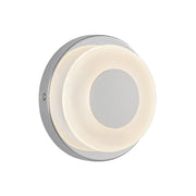 Kuzco Stephord 4" LED Wall Sconce, Chrome/Frosted Glass - WS97204-CH-FR