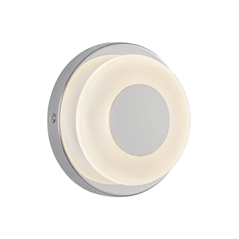 Kuzco Stephord 4" LED Wall Sconce, Chrome/Frosted Glass - WS97204-CH-FR