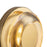 Kuzco Stephord 4" LED Wall Sconce, Metallic Brass/Clear Glass