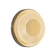 Kuzco Stephord 4" LED Wall Sconce, Metallic Brass/Frosted Glass - WS97204-MRB-FR
