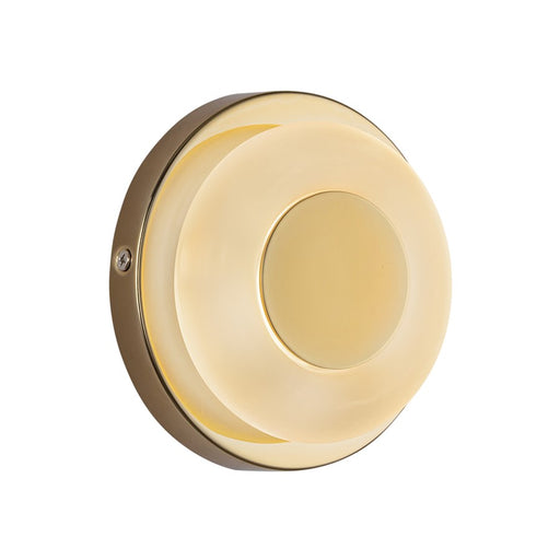Kuzco Stephord 4" LED Wall Sconce, Metallic Brass/Frosted Glass - WS97204-MRB-FR