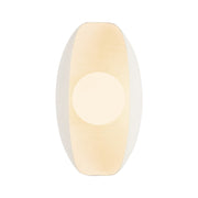 Kuzco Cortez 5" Wht Dim LED Bathroom Vanity Light, Antique Wht - WV305105AW
