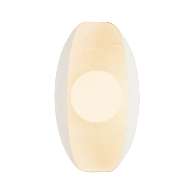 Kuzco Cortez 5" Wht Dim LED Bathroom Vanity Light, Antique Wht - WV305105AW