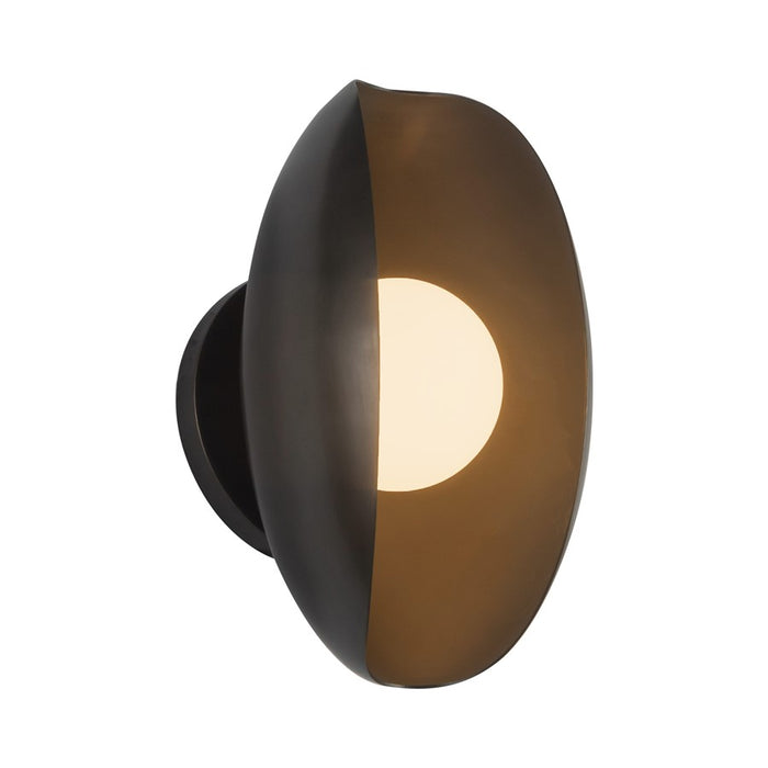 Kuzco Cortez 5" Black Dimmable LED Bathroom Vanity Light, Urban Bronze