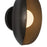 Kuzco Cortez 5" Black Dimmable LED Bathroom Vanity Light, Urban Bronze
