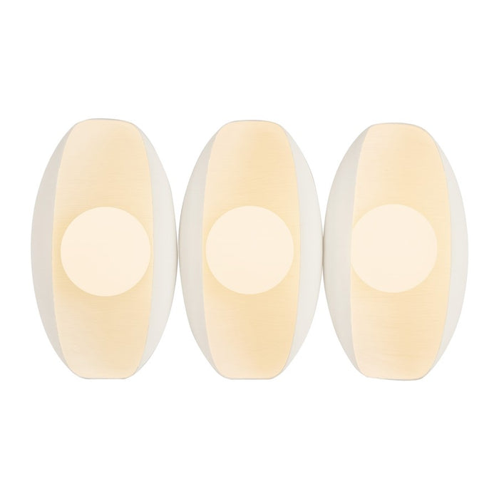 Kuzco Cortez 16" Wht Dim LED Bathroom Vanity Light, Antique Wht - WV305315AW