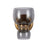 Kuzco Sutton 8" Brass Dimmable LED, Vintage Brass/Smoked Glass
