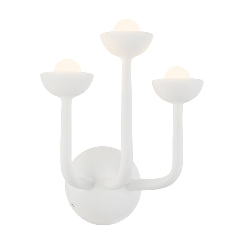 Kuzco Spade 11" Wht Dimmable LED Bathroom Vanity Light, Antique Wht