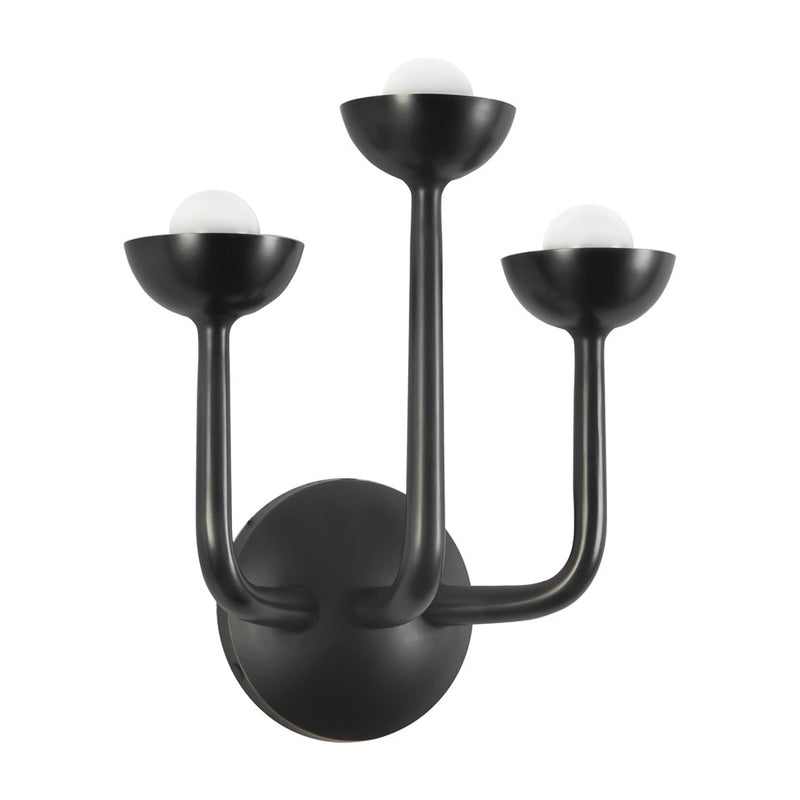 Kuzco Spade 11" Black Dimmable LED Bathroom Vanity Light, Urban Bronze