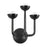Kuzco Spade 11" Black Dimmable LED Bathroom Vanity Light, Urban Bronze