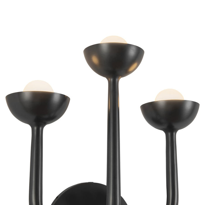 Kuzco Spade 11" Black Dimmable LED Bathroom Vanity Light, Urban Bronze