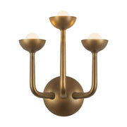 Kuzco Spade 11" Brass Dim LED Bathroom Vanity Light, Vintage Brass - WV313011VB