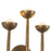 Kuzco Spade 11" Brass Dimmable LED Bathroom Vanity Light, Vintage Brass