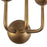Kuzco Spade 11" Brass Dimmable LED Bathroom Vanity Light, Vintage Brass