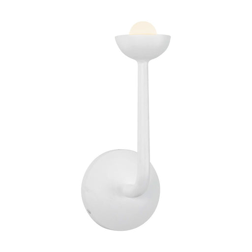 Kuzco Spade 5" Wht Dimmable LED Bathroom Vanity Light, Antique Wht