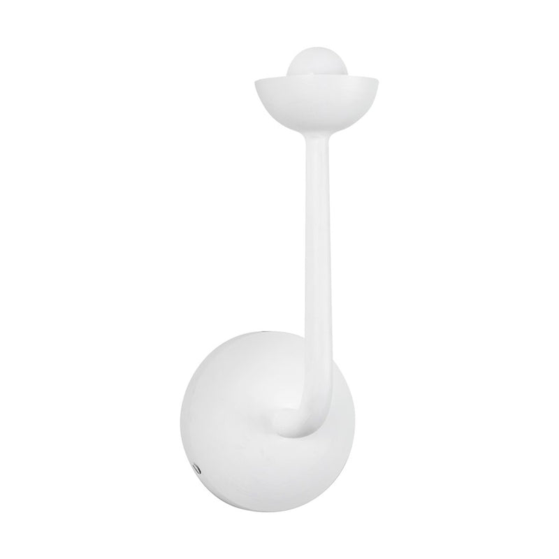 Kuzco Spade 5" Wht Dimmable LED Bathroom Vanity Light, Antique Wht
