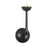 Kuzco Spade 5" Black Dimmable LED Bathroom Vanity Light, Urban Bronze