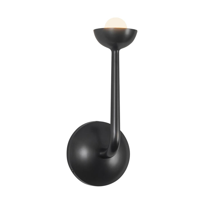 Kuzco Spade 5" Black Dimmable LED Bathroom Vanity Light, Urban Bronze
