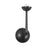 Kuzco Spade 5" Black Dimmable LED Bathroom Vanity Light, Urban Bronze
