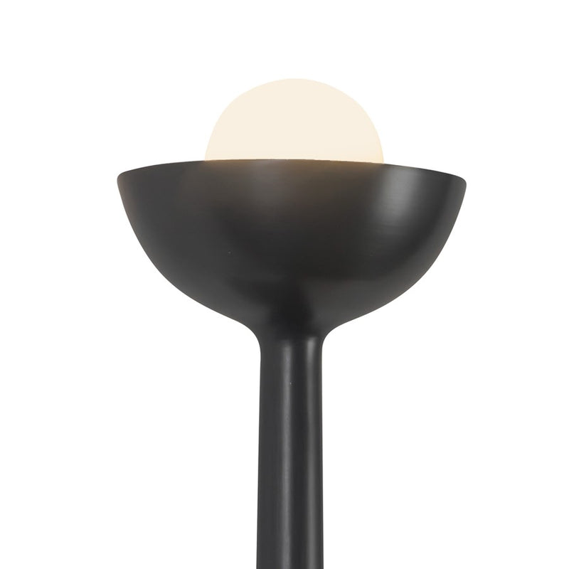 Kuzco Spade 5" Black Dimmable LED Bathroom Vanity Light, Urban Bronze