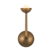 Kuzco Spade 5" Brass Dim LED Bathroom Vanity Light, Vintage Brass - WV313103VB