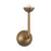 Kuzco Spade 5" Brass Dimmable LED Bathroom Vanity Light, Vintage Brass