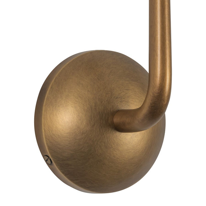 Kuzco Spade 5" Brass Dimmable LED Bathroom Vanity Light, Vintage Brass