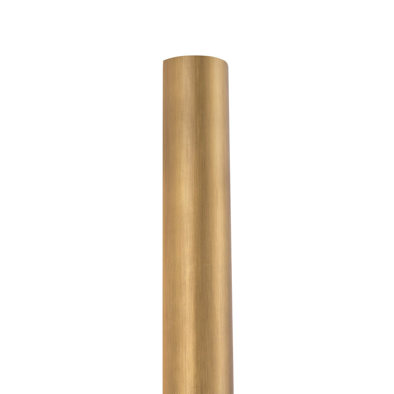 Kuzco Astrid 25in 1-Light LED Wall Vanity | Mid-Century Vintage Brass and Clear Glass | Bathroom Vanity | 2 x 24.88 x 3 in | Model WV316401VBMS