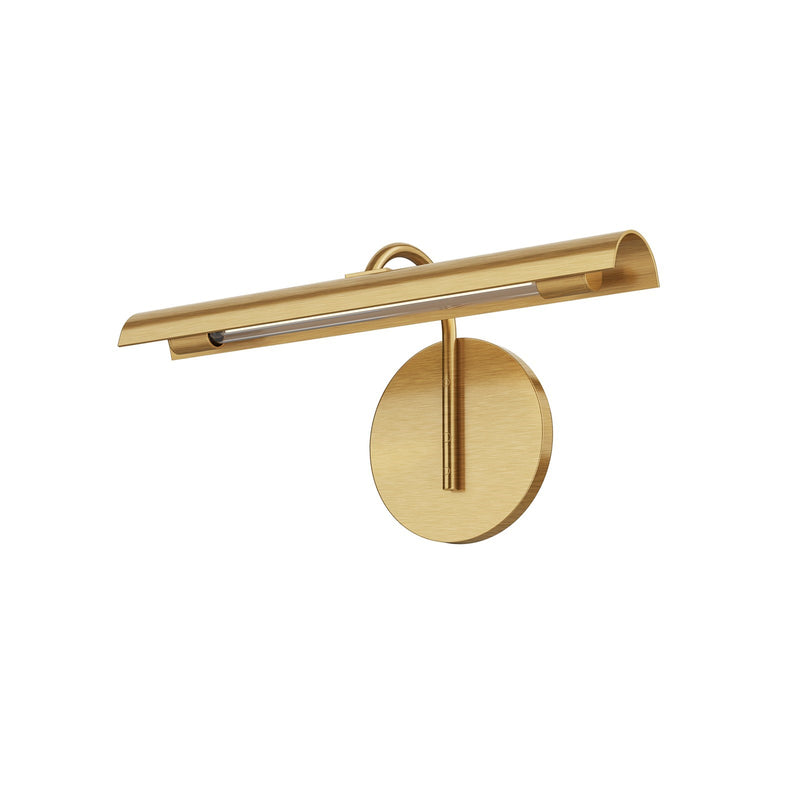 Kuzco Astrid 14in LED Vanity Light | Vintage Brass and Clear Glass | Bathroom & Powder Room | 14.38 x 4.88 in | Model WV316501VBMS