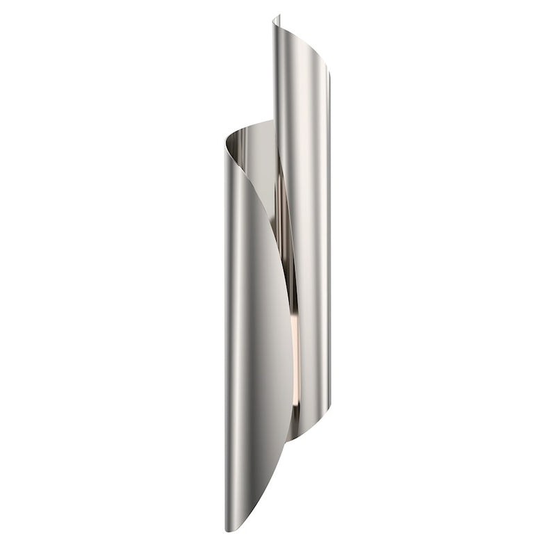Kuzco Parducci 26in 2-Light Vanity Light | Modern Polished Nickel and Clear Glass | Bathroom Vanity & Powder Room | Model WV319405PN
